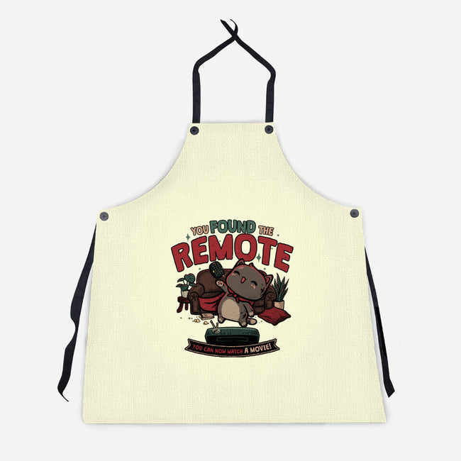 The Lost Remote-Unisex-Kitchen-Apron-teesgeex