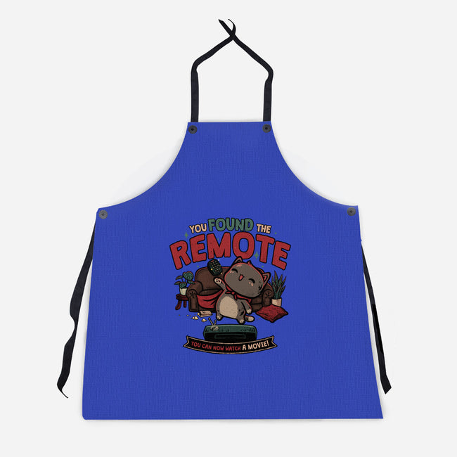 The Lost Remote-Unisex-Kitchen-Apron-teesgeex