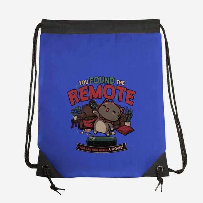 The Lost Remote-None-Drawstring-Bag-teesgeex