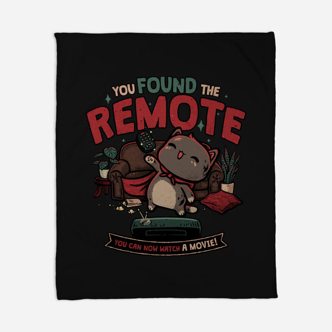 The Lost Remote-None-Fleece-Blanket-teesgeex