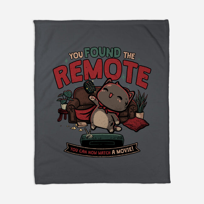 The Lost Remote-None-Fleece-Blanket-teesgeex