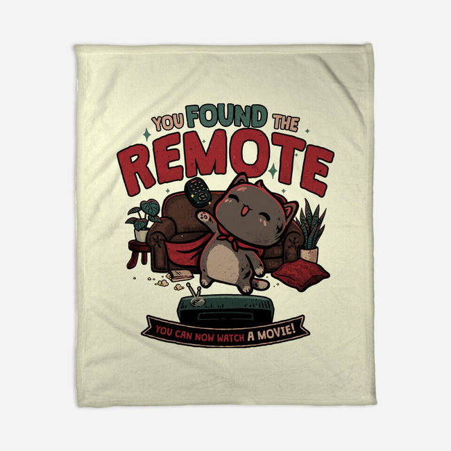The Lost Remote-None-Fleece-Blanket-teesgeex