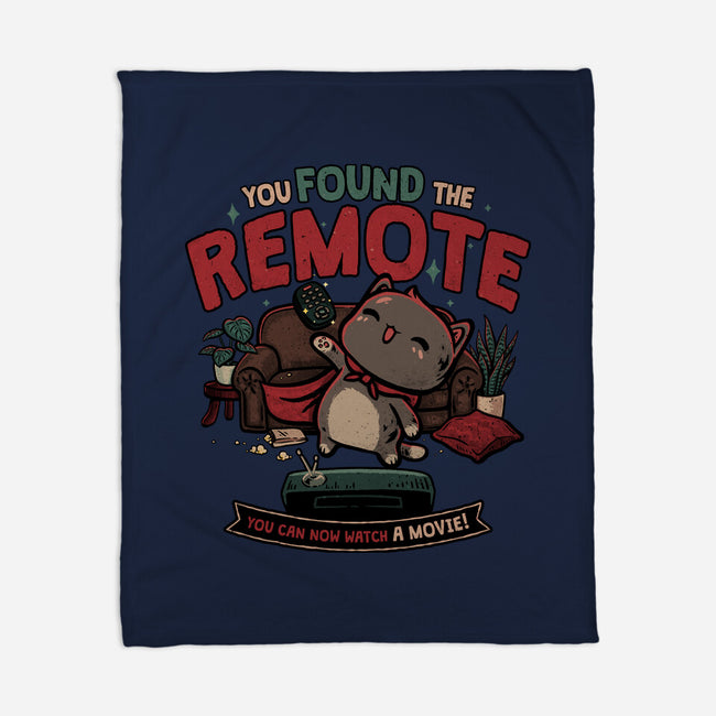 The Lost Remote-None-Fleece-Blanket-teesgeex