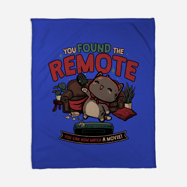 The Lost Remote-None-Fleece-Blanket-teesgeex