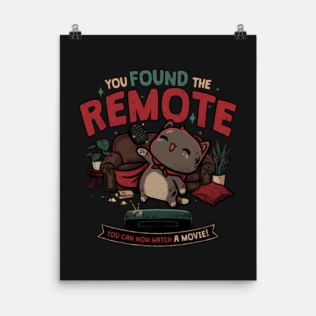 The Lost Remote-None-Matte-Poster-teesgeex