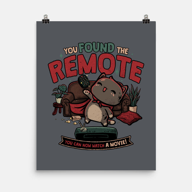 The Lost Remote-None-Matte-Poster-teesgeex