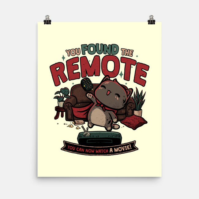 The Lost Remote-None-Matte-Poster-teesgeex