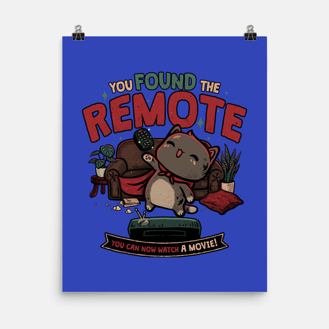 The Lost Remote-None-Matte-Poster-teesgeex