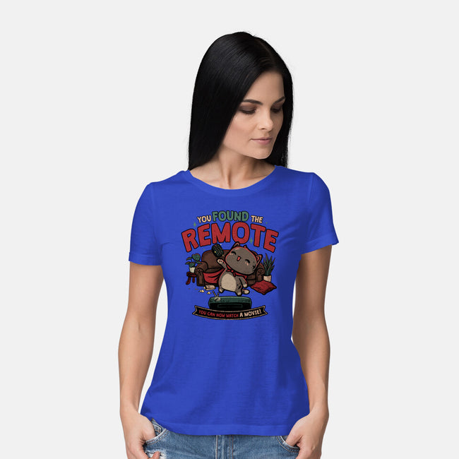 The Lost Remote-Womens-Basic-Tee-teesgeex