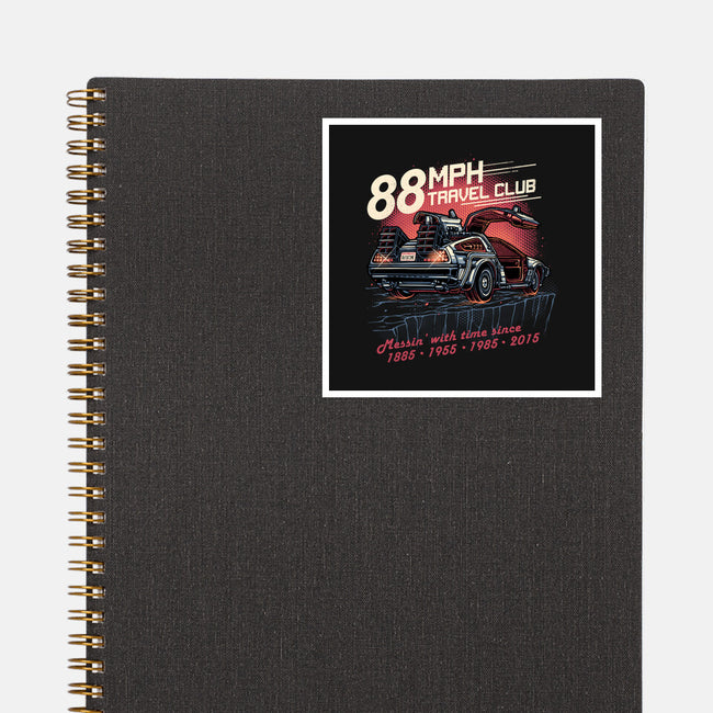 88mph Travel Club-None-Glossy-Sticker-glitchygorilla