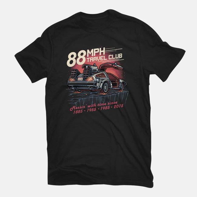 88mph Travel Club-Womens-Fitted-Tee-glitchygorilla