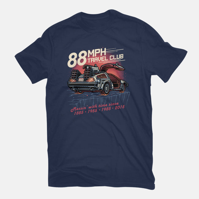88mph Travel Club-Unisex-Basic-Tee-glitchygorilla
