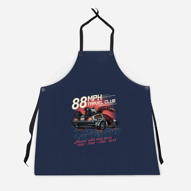 88mph Travel Club-Unisex-Kitchen-Apron-glitchygorilla