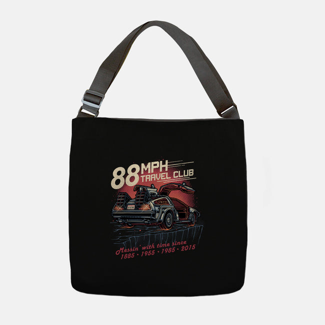 88mph Travel Club-None-Adjustable Tote-Bag-glitchygorilla