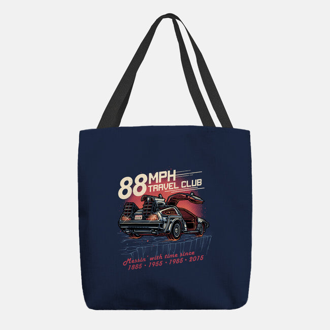88mph Travel Club-None-Basic Tote-Bag-glitchygorilla
