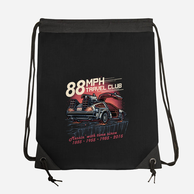 88mph Travel Club-None-Drawstring-Bag-glitchygorilla