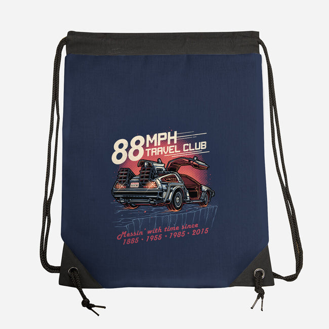88mph Travel Club-None-Drawstring-Bag-glitchygorilla
