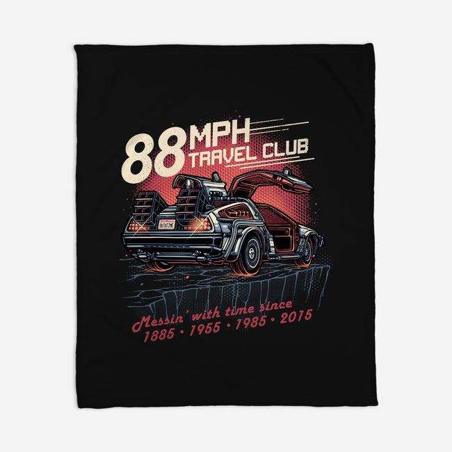 88mph Travel Club-None-Fleece-Blanket-glitchygorilla