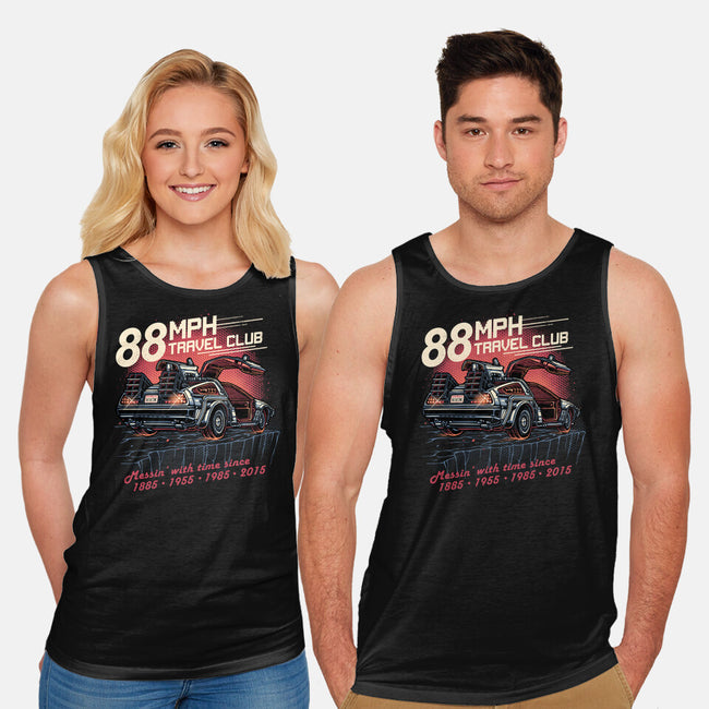 88mph Travel Club-Unisex-Basic-Tank-glitchygorilla