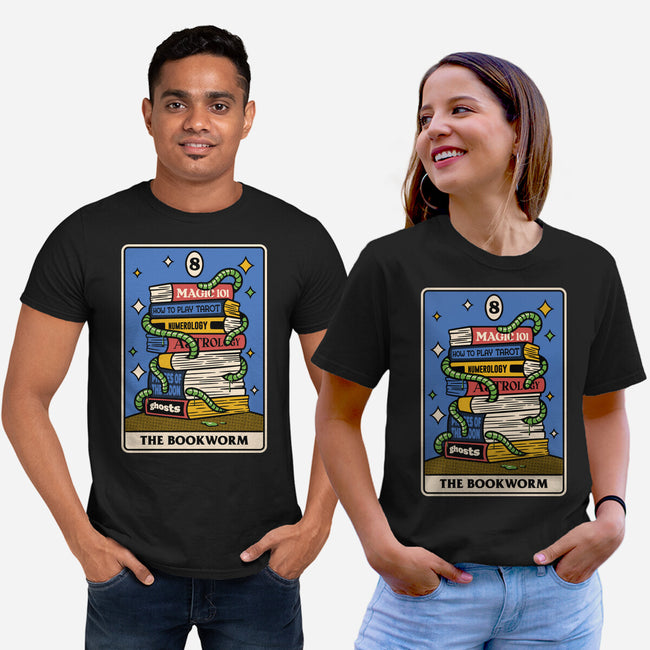 The Bookworm Tarot-Unisex-Basic-Tee-tobefonseca