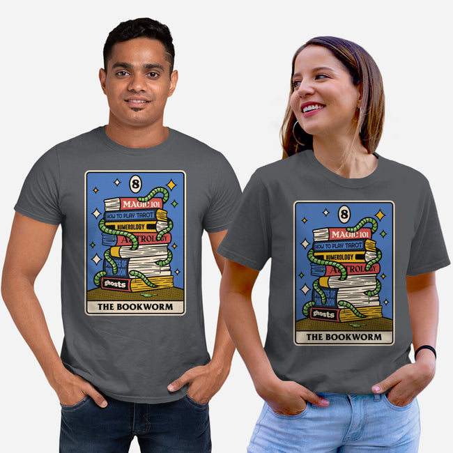 The Bookworm Tarot-Unisex-Basic-Tee-tobefonseca