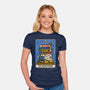 The Bookworm Tarot-Womens-Fitted-Tee-tobefonseca