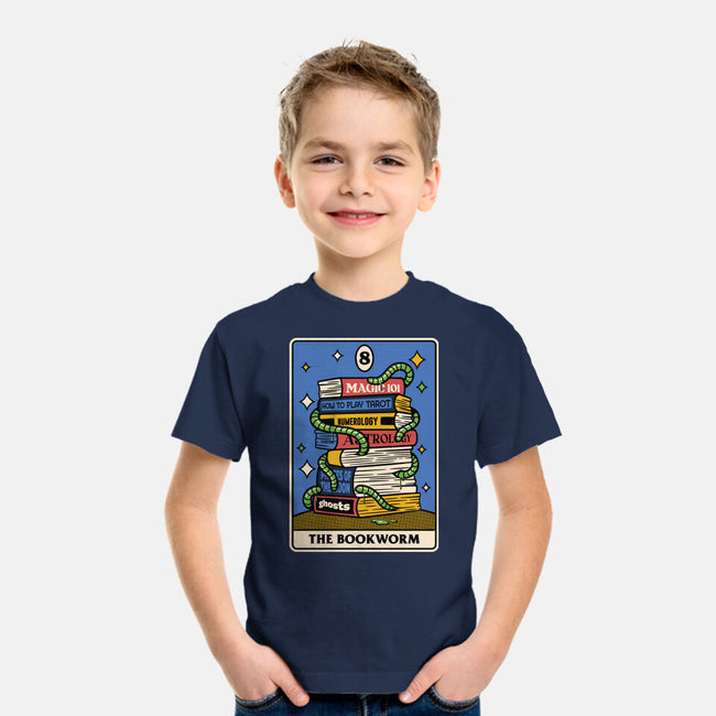 The Bookworm Tarot-Youth-Basic-Tee-tobefonseca