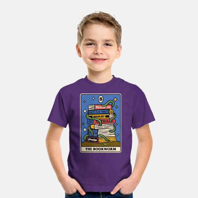 The Bookworm Tarot-Youth-Basic-Tee-tobefonseca