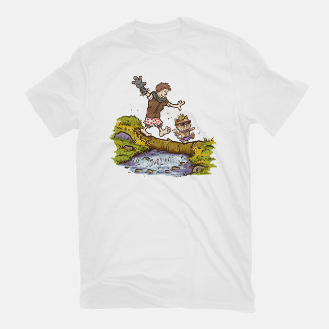 Carl And The Princess-Mens-Heavyweight-Tee-kg07