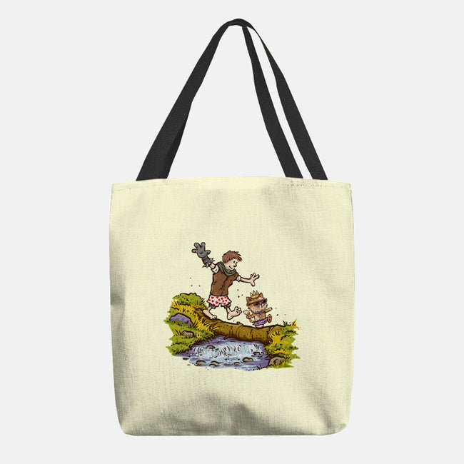 Carl And The Princess-None-Basic Tote-Bag-kg07