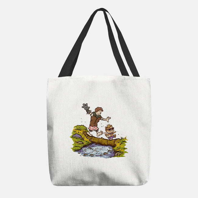 Carl And The Princess-None-Basic Tote-Bag-kg07