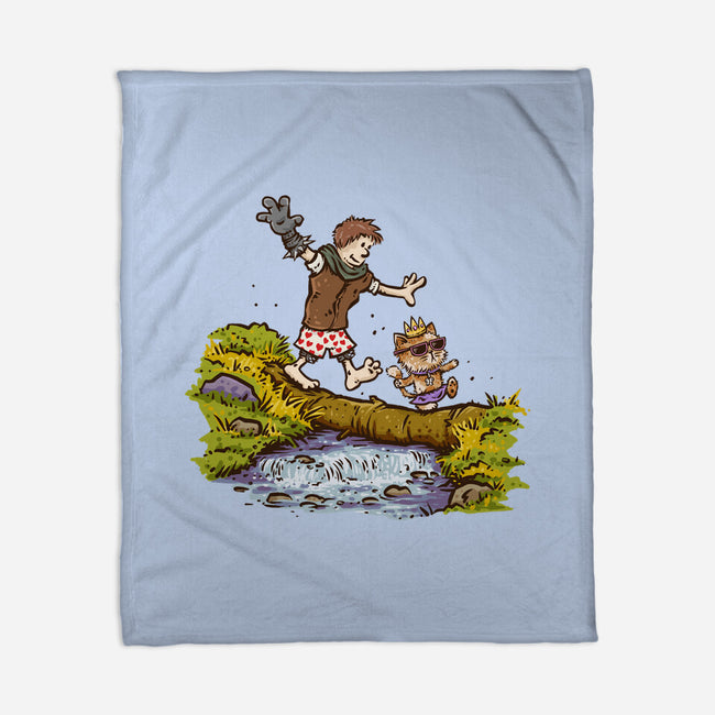 Carl And The Princess-None-Fleece-Blanket-kg07