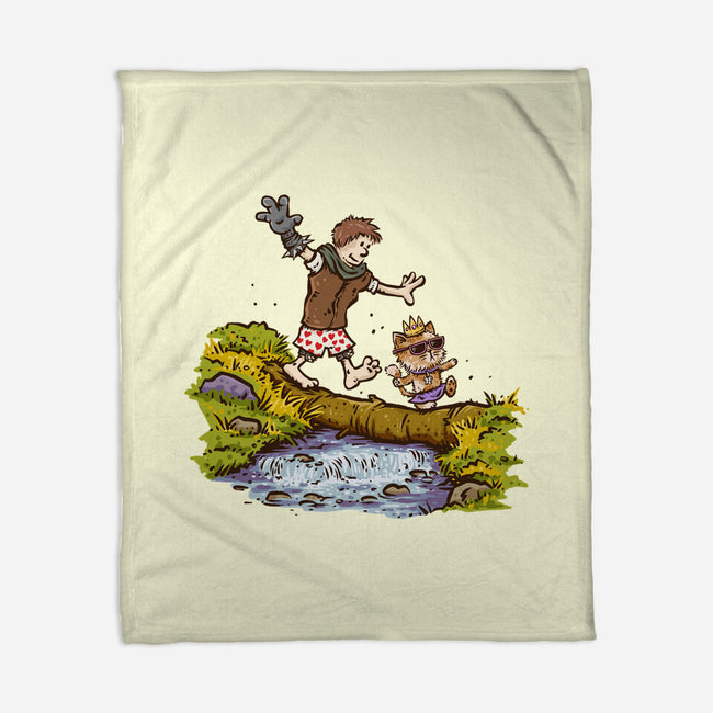 Carl And The Princess-None-Fleece-Blanket-kg07