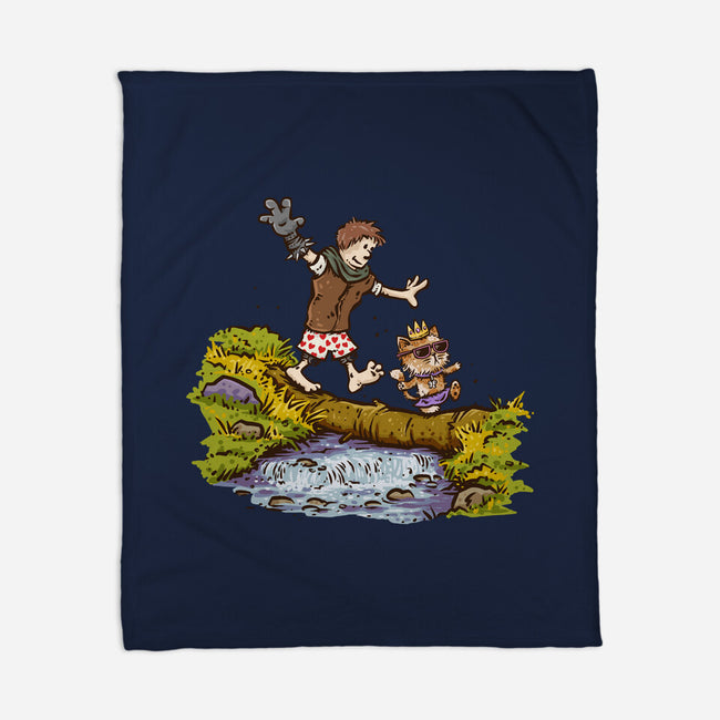 Carl And The Princess-None-Fleece-Blanket-kg07