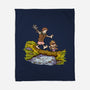 Carl And The Princess-None-Fleece-Blanket-kg07