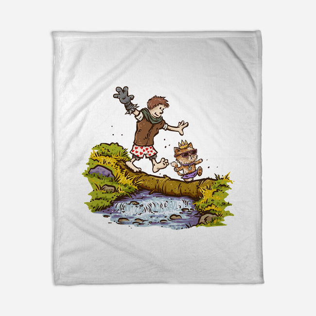 Carl And The Princess-None-Fleece-Blanket-kg07