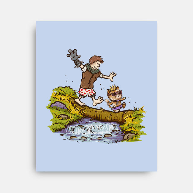 Carl And The Princess-None-Stretched-Canvas-kg07