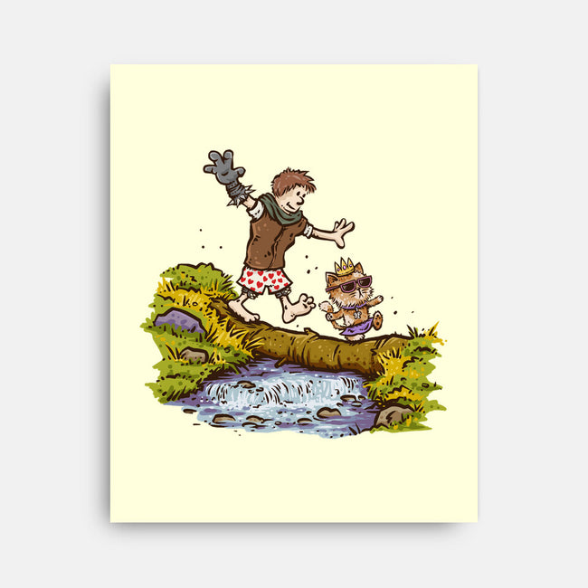 Carl And The Princess-None-Stretched-Canvas-kg07