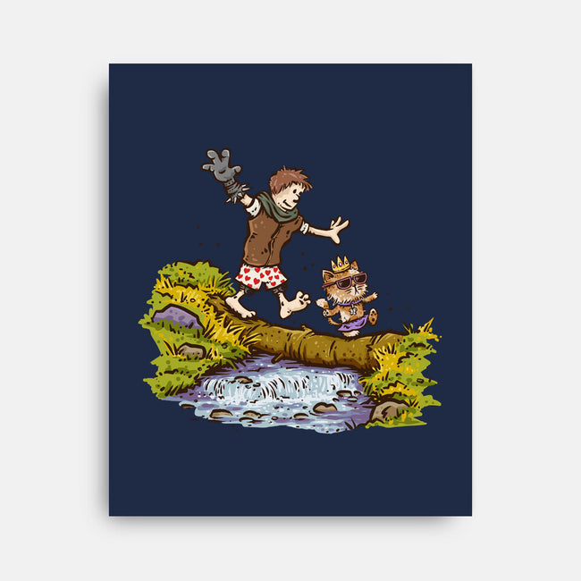 Carl And The Princess-None-Stretched-Canvas-kg07