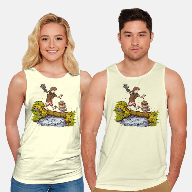 Carl And The Princess-Unisex-Basic-Tank-kg07