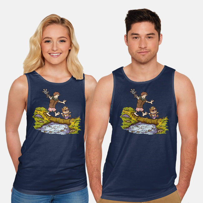 Carl And The Princess-Unisex-Basic-Tank-kg07