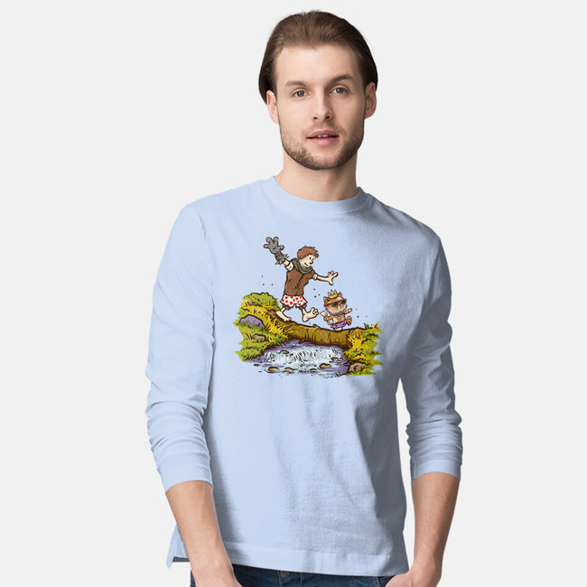 Carl And The Princess-Mens-Long Sleeved-Tee-kg07