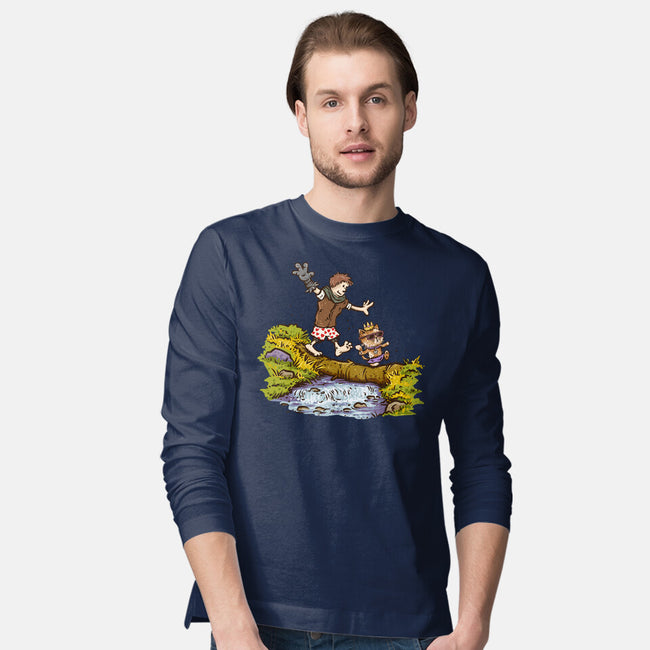 Carl And The Princess-Mens-Long Sleeved-Tee-kg07