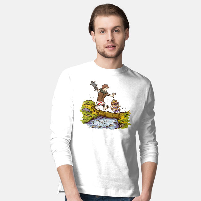 Carl And The Princess-Mens-Long Sleeved-Tee-kg07