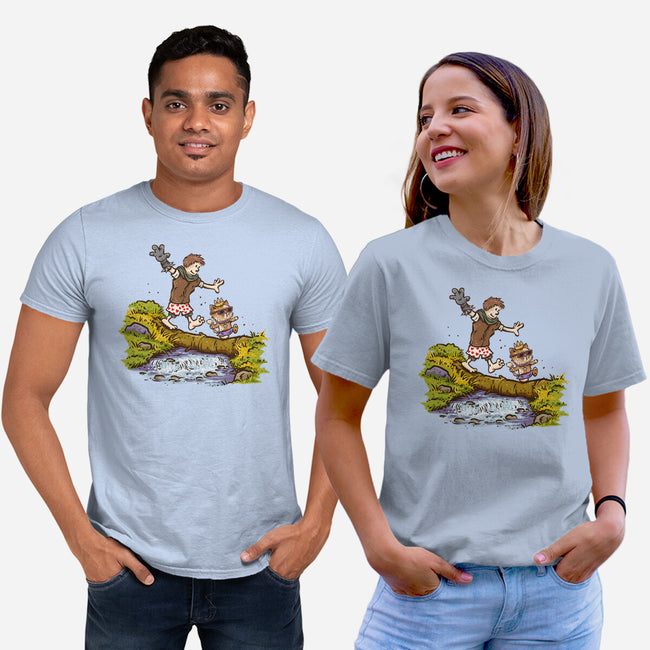 Carl And The Princess-Unisex-Basic-Tee-kg07