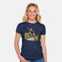 Carl And The Princess-Womens-Fitted-Tee-kg07