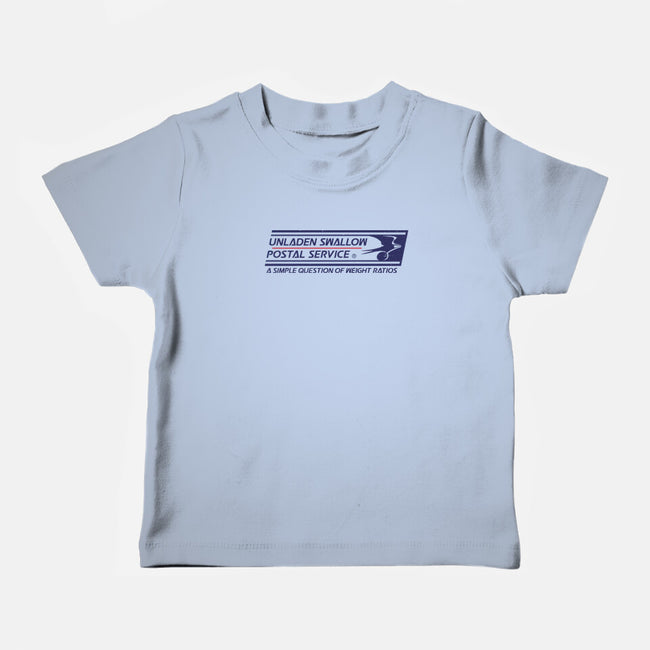 Unladen Swallow Postal Service-Baby-Basic-Tee-kg07