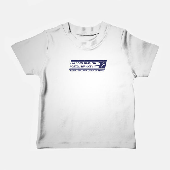 Unladen Swallow Postal Service-Baby-Basic-Tee-kg07
