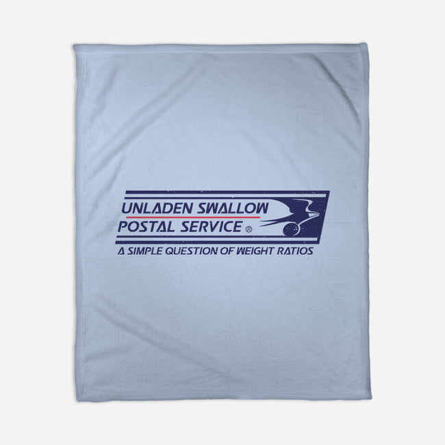 Unladen Swallow Postal Service-None-Fleece-Blanket-kg07