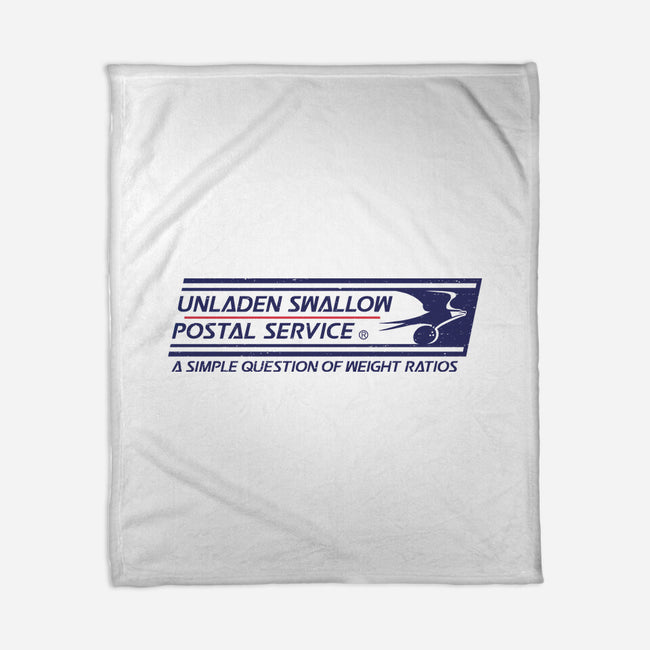 Unladen Swallow Postal Service-None-Fleece-Blanket-kg07